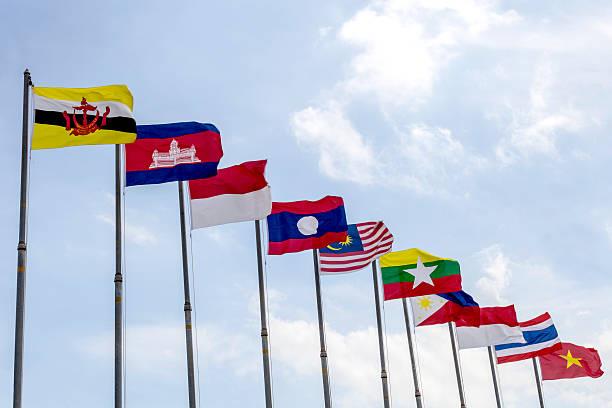 ASEAN flags